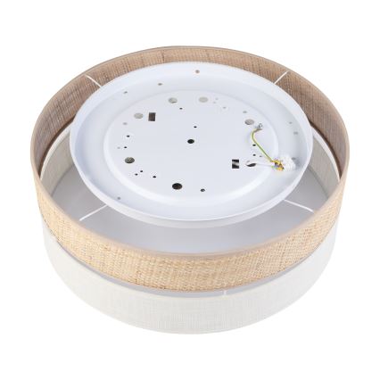 LED stropné svietidlo SIRJA BOHO LED/36W/230V 4000K priemer 45 cm béžová/krémová