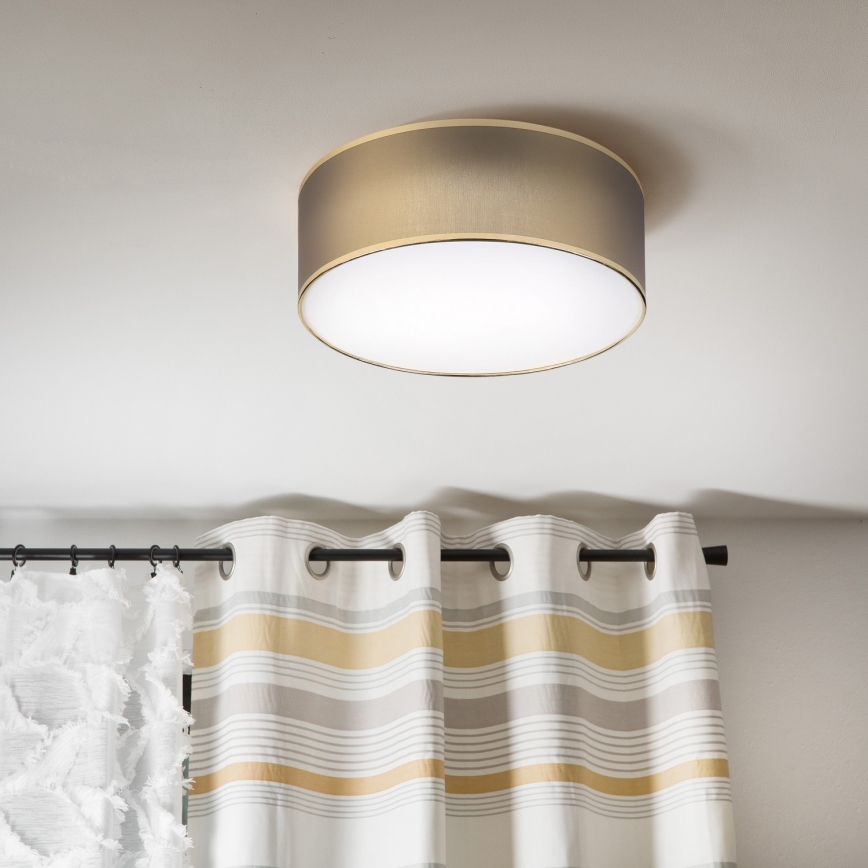 LED stropné svietidlo SIRJA LED/20W/230V 4000K pr. 35 cm hnedá/zlatá