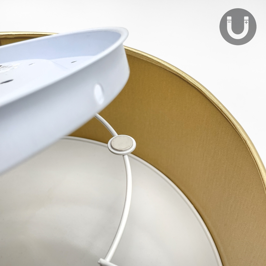 LED stropné svietidlo SIRJA LED/20W/230V 4000K pr. 35 cm hnedá/zlatá