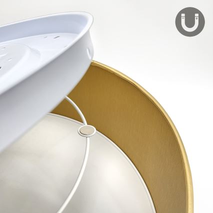 LED stropné svietidlo SIRJA LED/36W/230V 4000K priemer 45 cm hnedá/zlatá