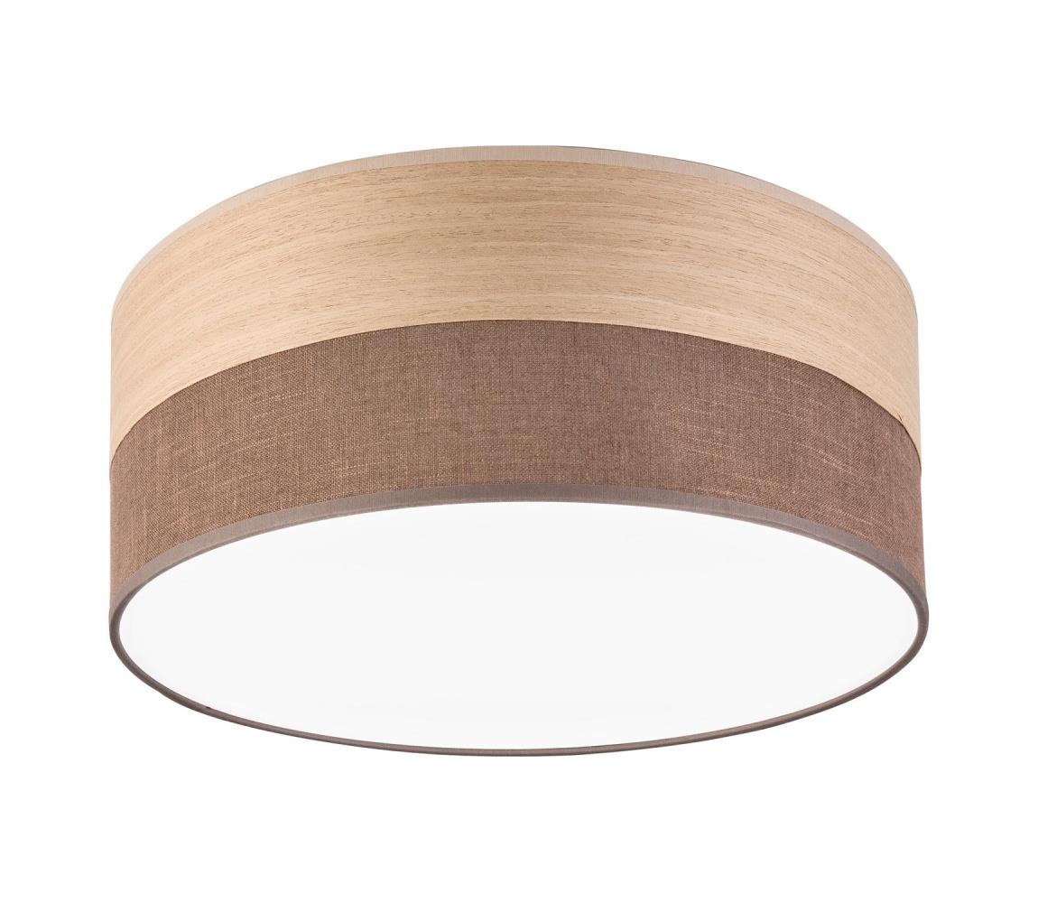 LED Stropné svietidlo SIRJA WOOD LED/20W/230V pr. 35 cm hnedá/dub