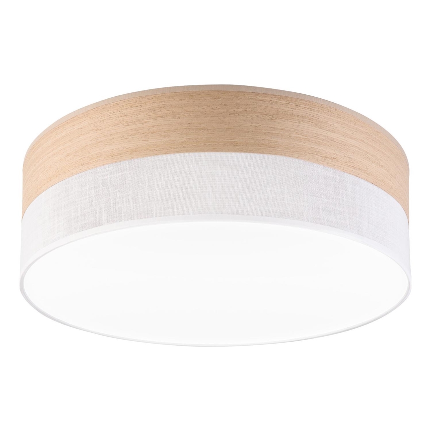 LED Stropné svietidlo SIRJA WOOD LED/36W/230V pr. 45 cm biela/dub