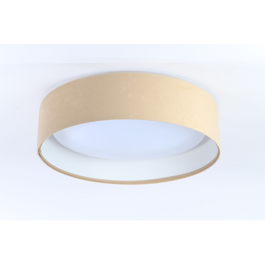LED Stmievateľné stropné svietidlo SMART GALAXY LED/24W/230V pr. 45 cm 2700-6500K Wi-Fi Tuya béžová/biela + diaľkové ovládanie