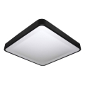 LED stropné svietidlo so senzorom pohybu a súmraku WILTON LED/24W/230V 4000K 33x33 cm čierne