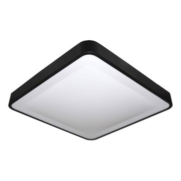 LED stropné svietidlo so senzorom pohybu a súmraku WILTON LED/24W/230V 4000K 33x33 cm čierne