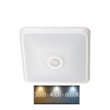 LED Stropné svietidlo so senzorom SAMSUNG CHIP LED/12W/230V 3000/4000/6000K biela