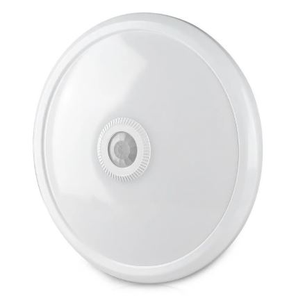LED Stropné svietidlo so senzorom SAMSUNG CHIP LED/12W/230V 4000K pr. 29 cm