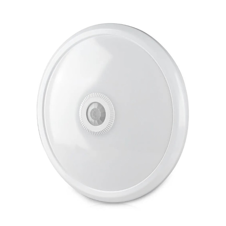 LED Stropné svietidlo so senzorom SAMSUNG CHIP LED/12W/230V 4000K pr. 29 cm
