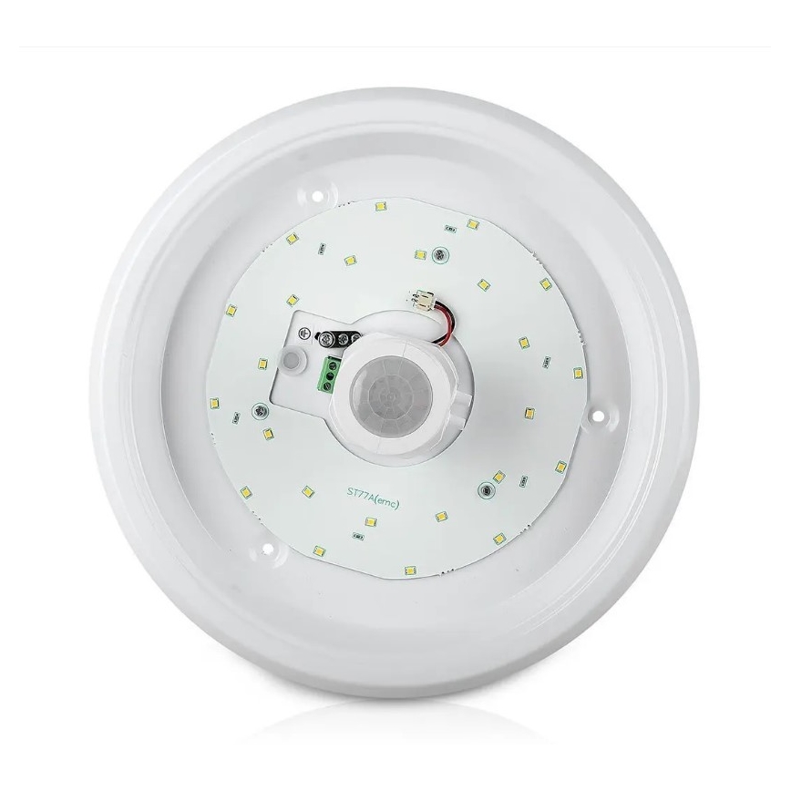 LED Stropné svietidlo so senzorom SAMSUNG CHIP LED/12W/230V 4000K pr. 29 cm
