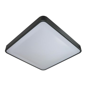 LED Stropné svietidlo so senzorom WILTON LED/24W/230V 37,5x37,5 cm antracit