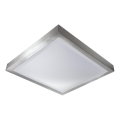 LED stropné svietidlo so snímačom pohybu a súmraku VITALI LED/24W/230V 4000K 33x33 cm matný chróm