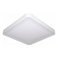 LED Stropné svietidlo so snímačom pohybu a súmraku WILTON LED/24W/230V 4000K 33x33 cm biela
