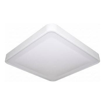 LED Stropné svietidlo so snímačom pohybu a súmraku WILTON LED/24W/230V 4000K 33x33 cm biela