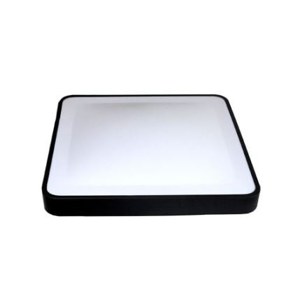 LED stropné svietidlo so senzorom pohybu a súmraku WILTON LED/24W/230V 4000K 33x33 cm čierne