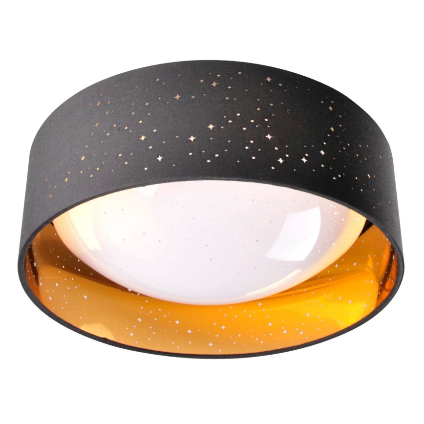 LED Stropné svietidlo TULUZA LED/18W/230V pr. 32 cm čierna