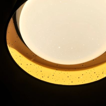 LED Stropné svietidlo TULUZA LED/18W/230V pr. 32 cm hnedá