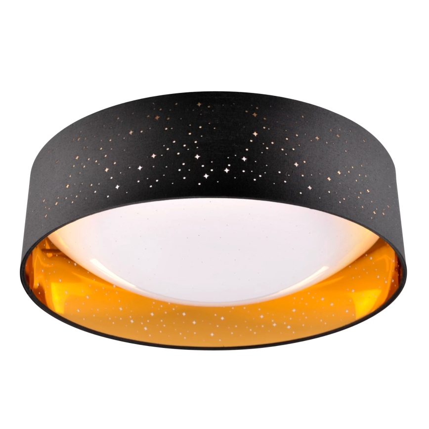 LED Stropné svietidlo TULUZA LED/24W/230V pr. 40 cm čierna