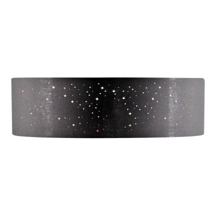 LED Stropné svietidlo TULUZA LED/24W/230V pr. 40 cm čierna