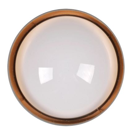 LED Stropné svietidlo TULUZA LED/24W/230V pr. 40 cm hnedá