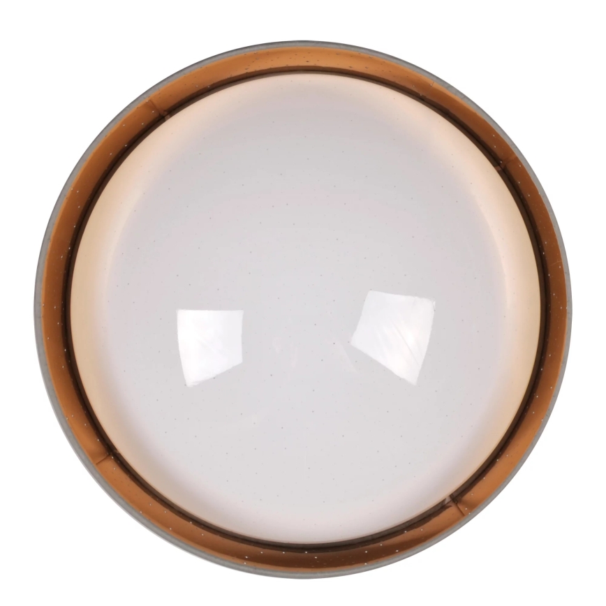 LED Stropné svietidlo TULUZA LED/24W/230V pr. 40 cm hnedá