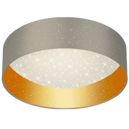 LED Stropné svietidlo TULUZA LED/24W/230V pr. 40 cm hnedá
