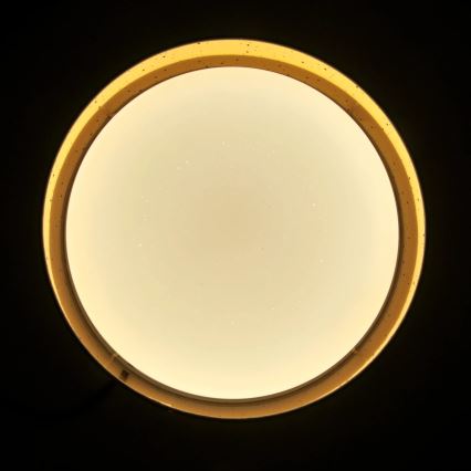 LED Stropné svietidlo TULUZA LED/24W/230V pr. 40 cm hnedá