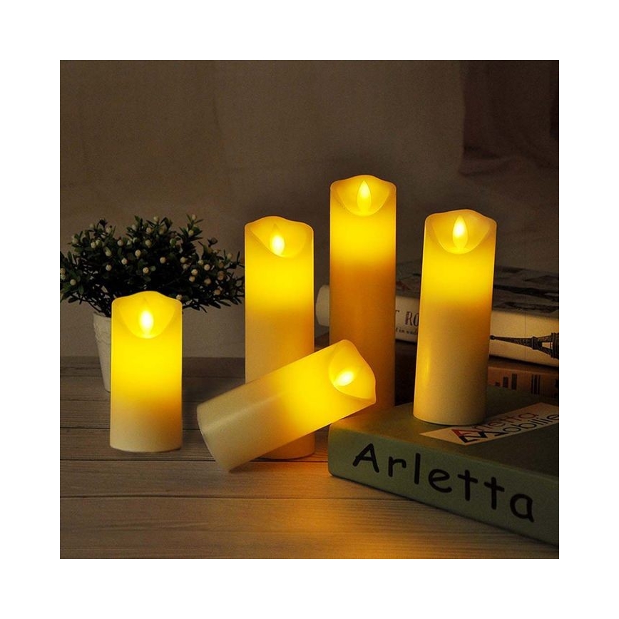 LED Sviečka LED/2xAA teplá biela 11 cm
