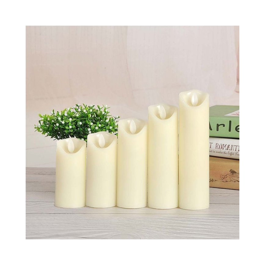 LED Sviečka LED/2xAA teplá biela 12,5 cm