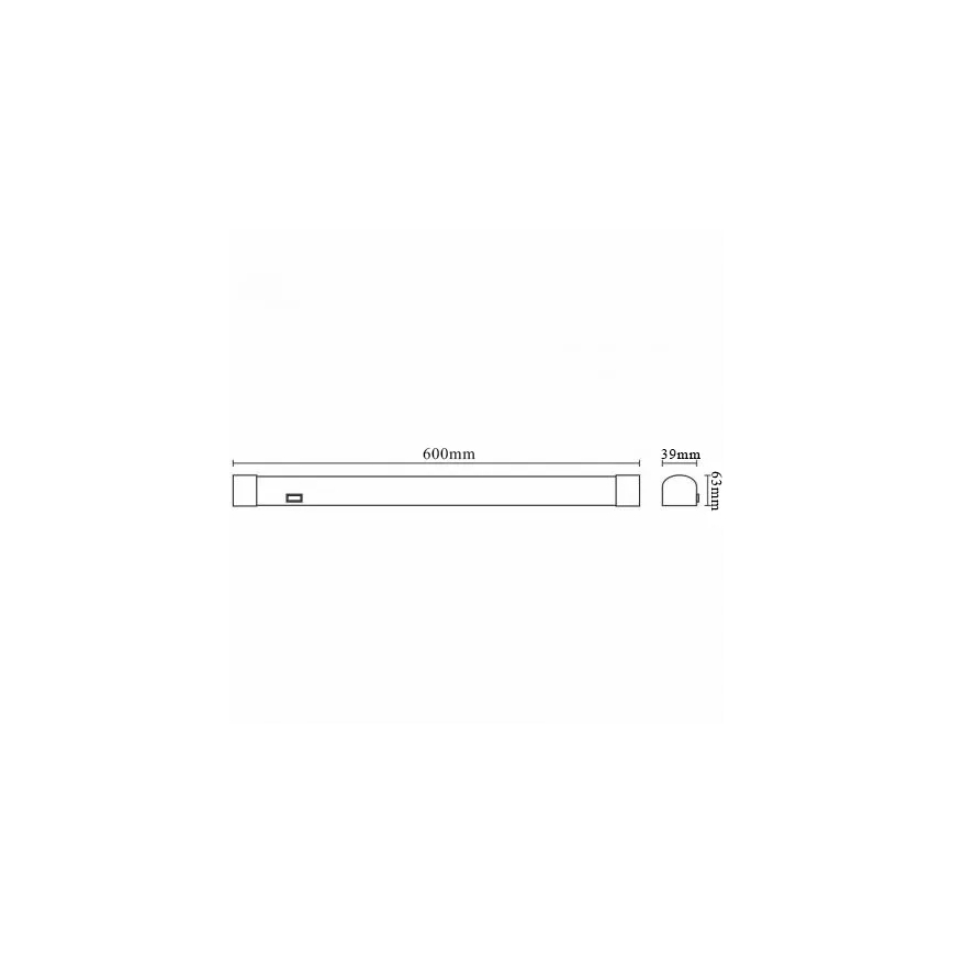 LED svietidlo pod linku LED/15W/230V 60 cm IP44 biele