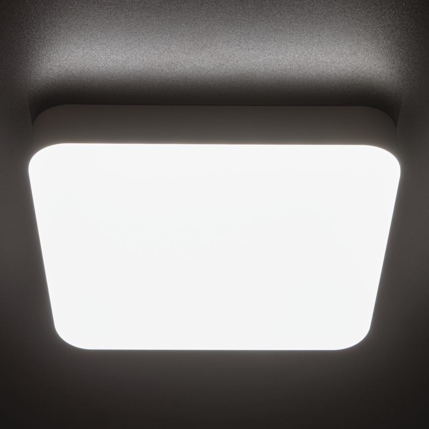 LED Technické stropné svietidlo IPER LED/35W/230V IK10 IP65 hranatý biela