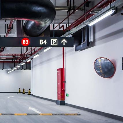 LED technické žiarivkové svietidlo so snímačom pohybu a súmraku LED/48W/230V IP65 4000K 150 cm