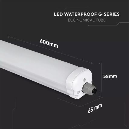 LED Technické žiarivkové svietidlo G-SERIES LED/18W/230V 6400K 60cm IP65