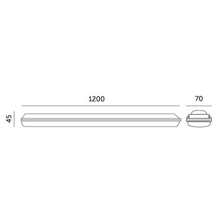 LED Technické žiarivkové svietidlo NEGRO LED/36W/230V IP65 4000K