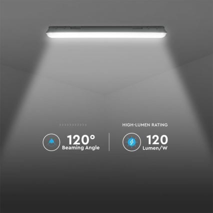 LED technické žiarivkové svietidlo s čipom SAMSUNG, 18 W, 230 V, 6500 K, IP65, 60 cm