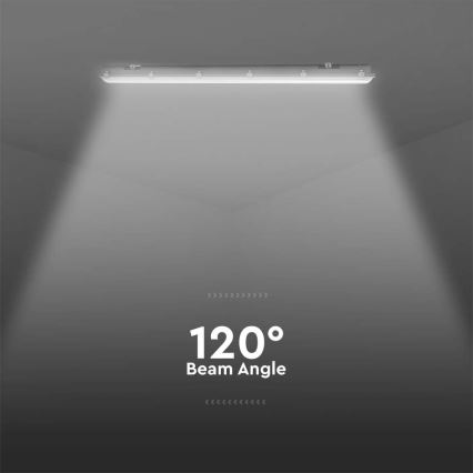 LED technické trubicové svietidlo so snímačom pohybu a súmraku LED/36W/230V 6500K IP65 120 cm
