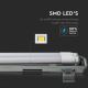 LED Technické žiarivkové svietidlo T8 2xG13/10W/230V 6400K 60cm IP65