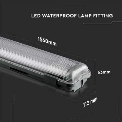 LED Technické žiarivkové svietidlo T8 2xG13/22W/230V IP65 4000K 156 cm
