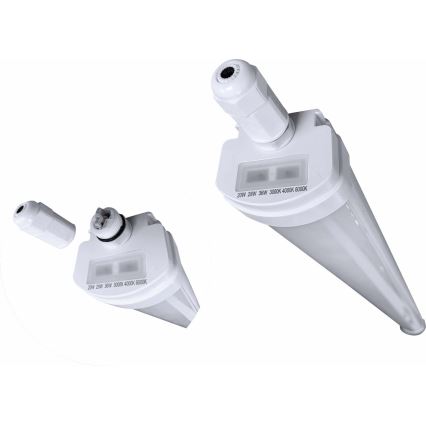 LED Stmievateľné technické žiarivkové svietidlo VOLITER LED/20/28/36W/230V 3000/4000/6000K 120 cm IP65 biela