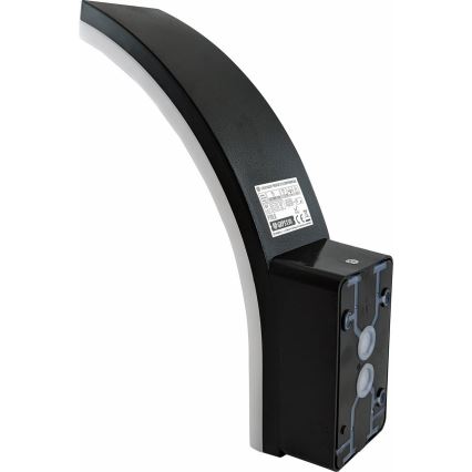 LED Stmívatelné venkovní nástěnné svítidlo se senzorem pohybu a soumraku LED/12/15/20W/230V IP65 černé