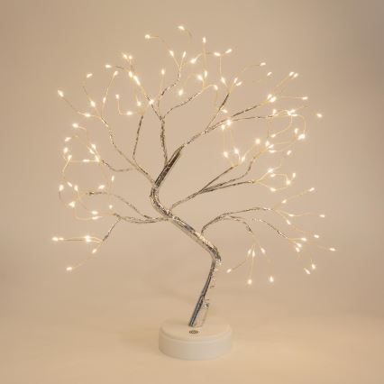 LED Vianočná dekorácia 102xLED/3xAA teplá biela