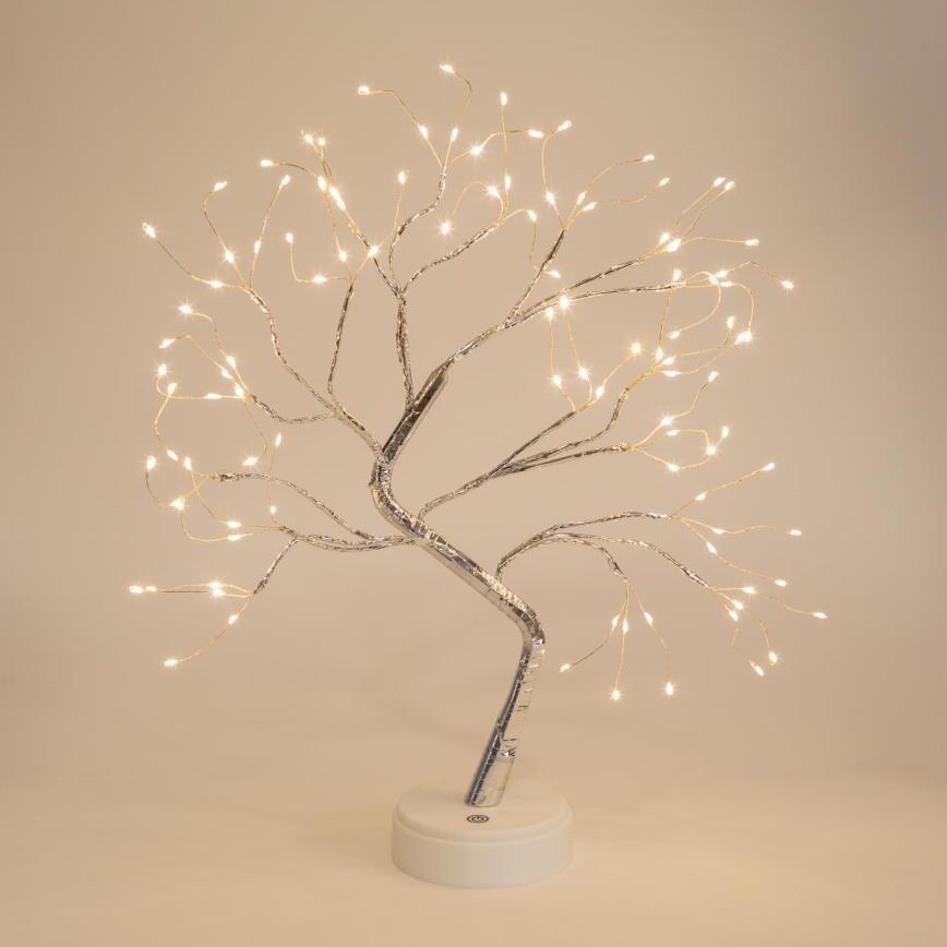LED Vianočná dekorácia 102xLED/3xAA teplá biela
