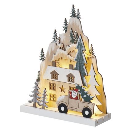 LED Vianočná dekorácia 10xLED/0,15W/3V