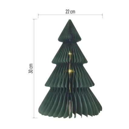 LED Vianočná dekorácia 10xLED/3xAA stromček