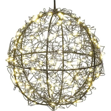 LED vianočná dekorácia 200×LED/230 V, priemer 20 cm