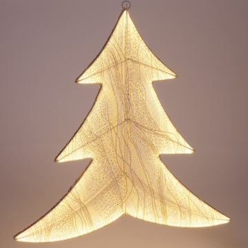 LED Vianočná dekorácia 260xLED/6W/230V 56 cm teplá biela stromček/zlatá
