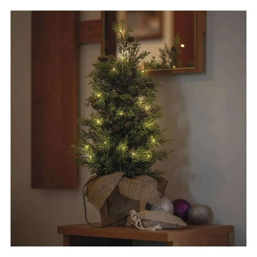 LED Vianočná dekorácia 30xLED/3xAA IP44