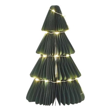 LED Vianočná dekorácia 35xLED/2xAA stromček