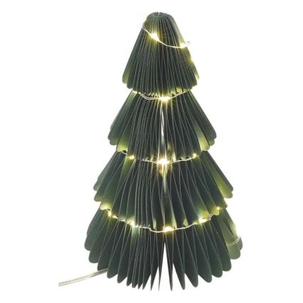 LED Vianočná dekorácia 35xLED/2xAA stromček