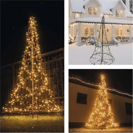 LED Vianočná dekorácia 480xLED/230V IP44 180 cm