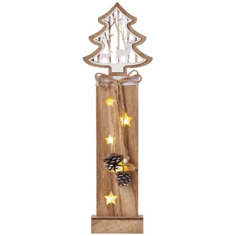 LED Vianočná dekorácia  5xLED/2xAA stromček